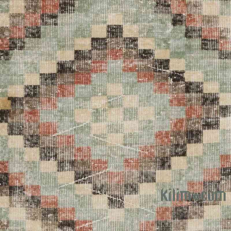 Alfombra Vintage Turca Anudada a Mano - 94 cm x 204 cm - K0066325