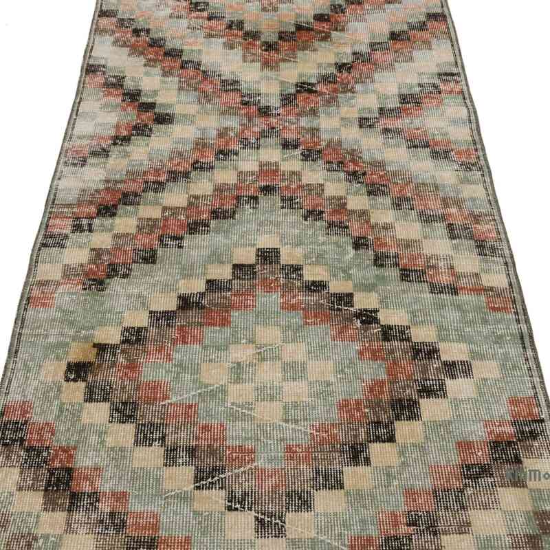 Alfombra Vintage Turca Anudada a Mano - 94 cm x 204 cm - K0066325