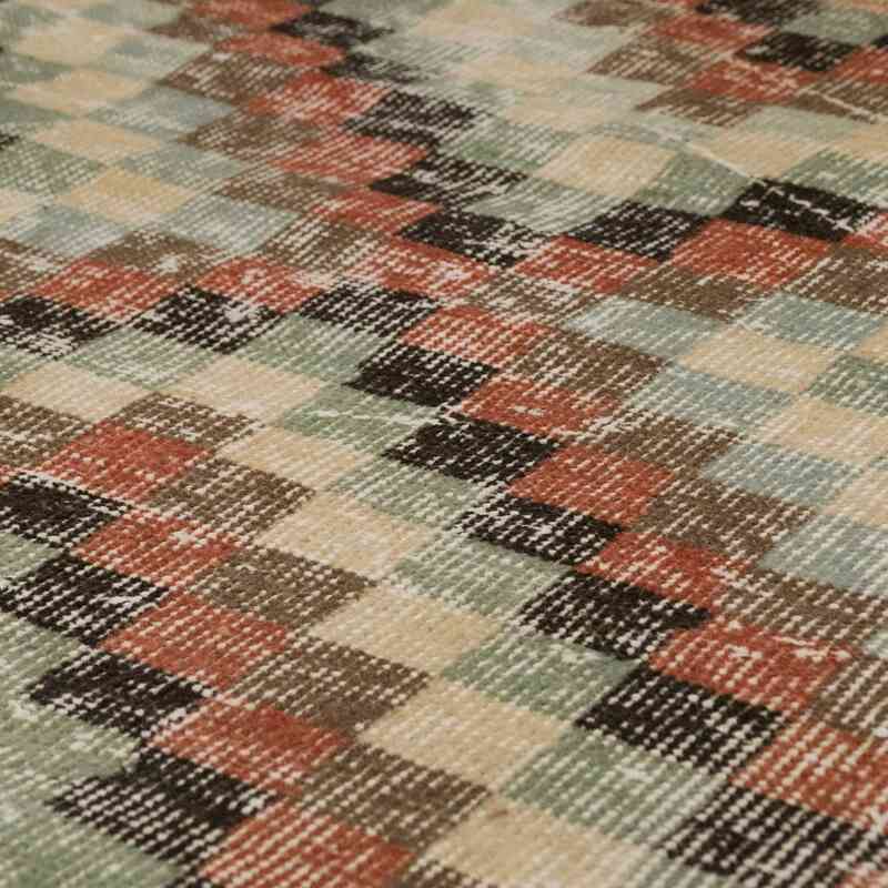 Alfombra Vintage Turca Anudada a Mano - 94 cm x 204 cm - K0066325