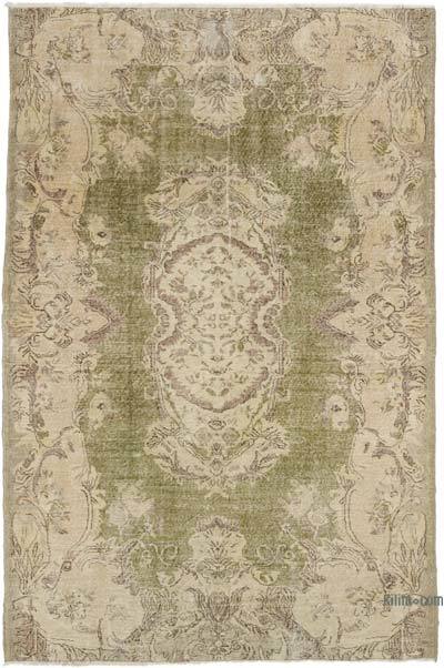 Vintage Turkish Hand-Knotted Rug - 6' 5" x 9' 8" (77" x 116")