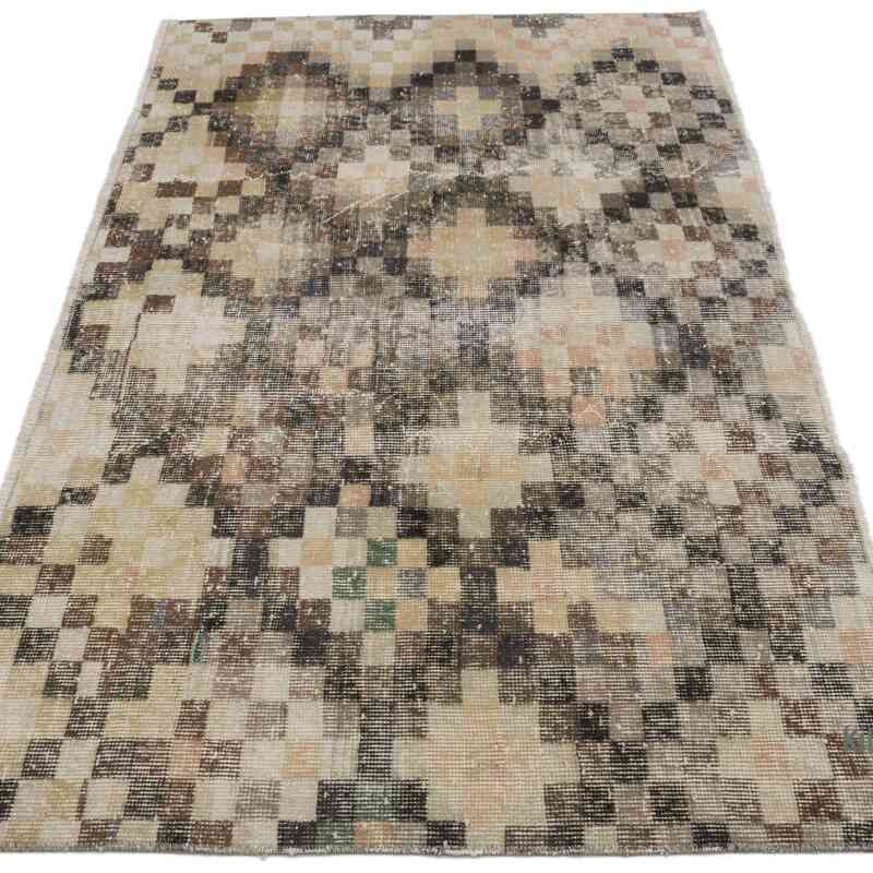 Vintage Turkish Hand-Knotted Rug - 2' 11" x 5' 9" (35" x 69") - K0066346