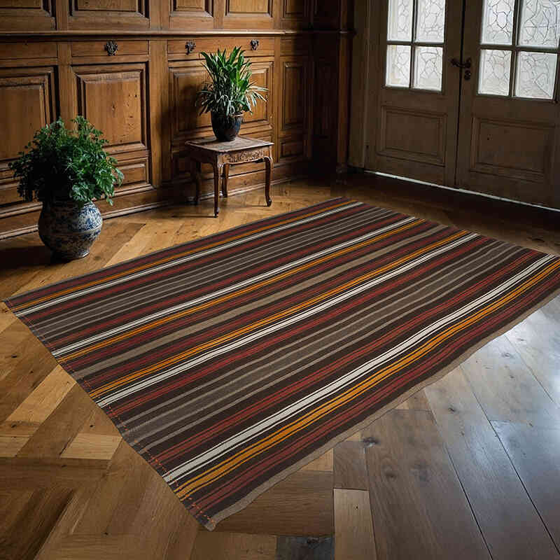Vintage Anadolu Kilim - 169 cm x 233 cm - K0066352
