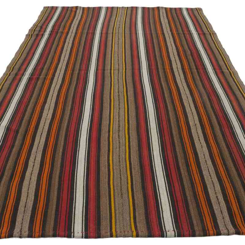 Vintage Anatolian Kilim Rug - 4' 11" x 8' 9" (59" x 105") - K0066363