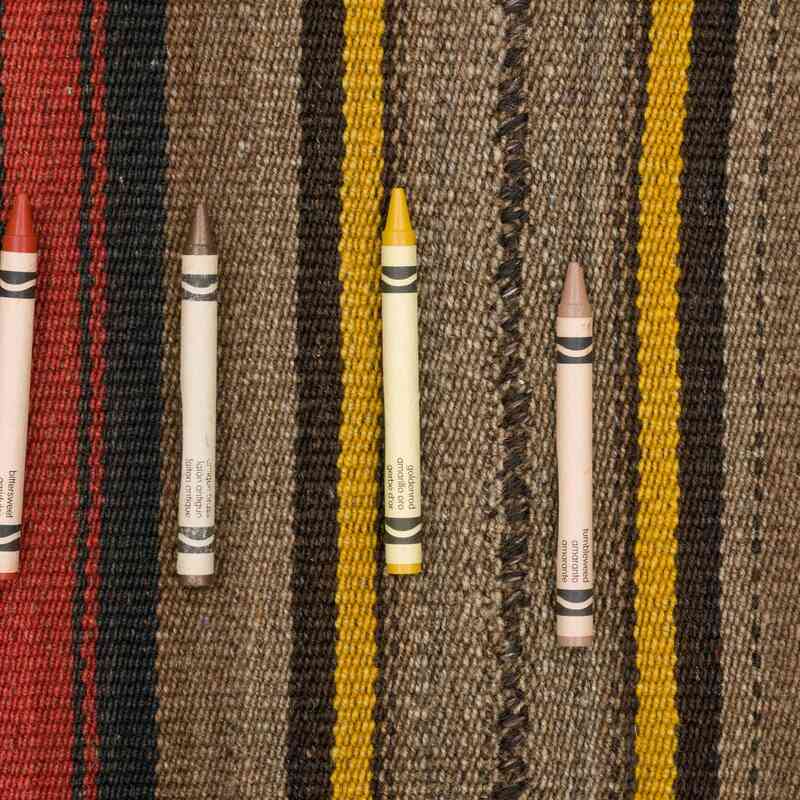 Vintage Anatolian Kilim Rug - 4' 11" x 8' 9" (59" x 105") - K0066363