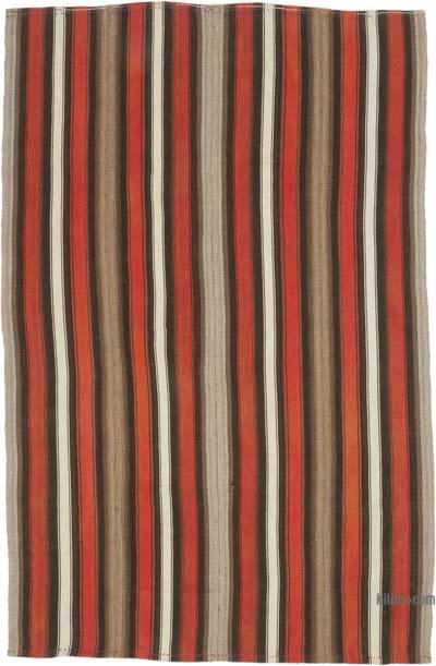 Vintage Anatolian Kilim Rug - 5' 2" x 8'  (62" x 96")
