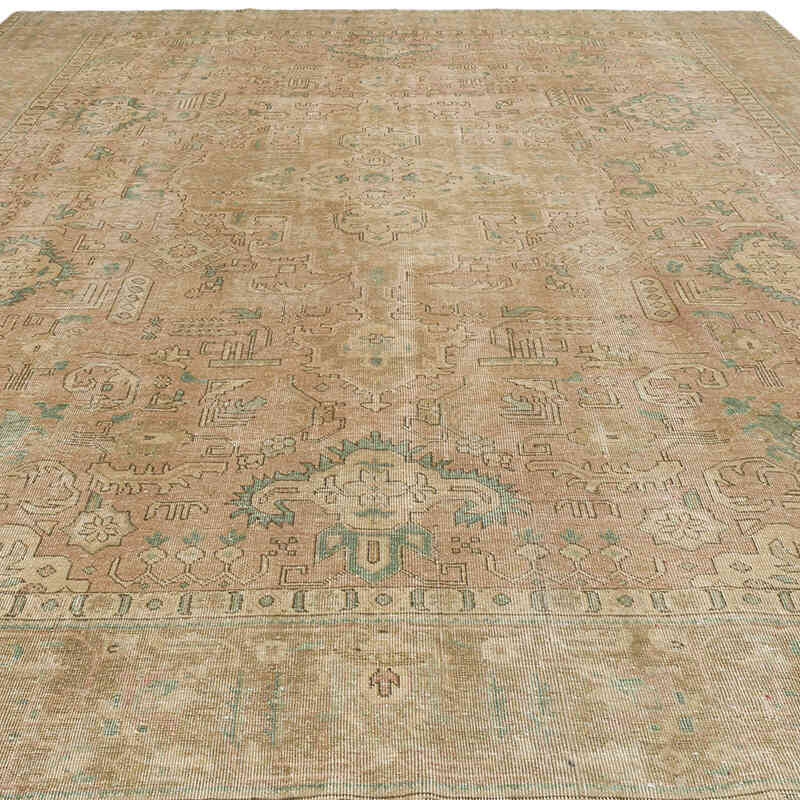 Vintage Hand-Knotted Oriental Rug - 9' 8" x 12' 7" (116" x 151") - K0066423