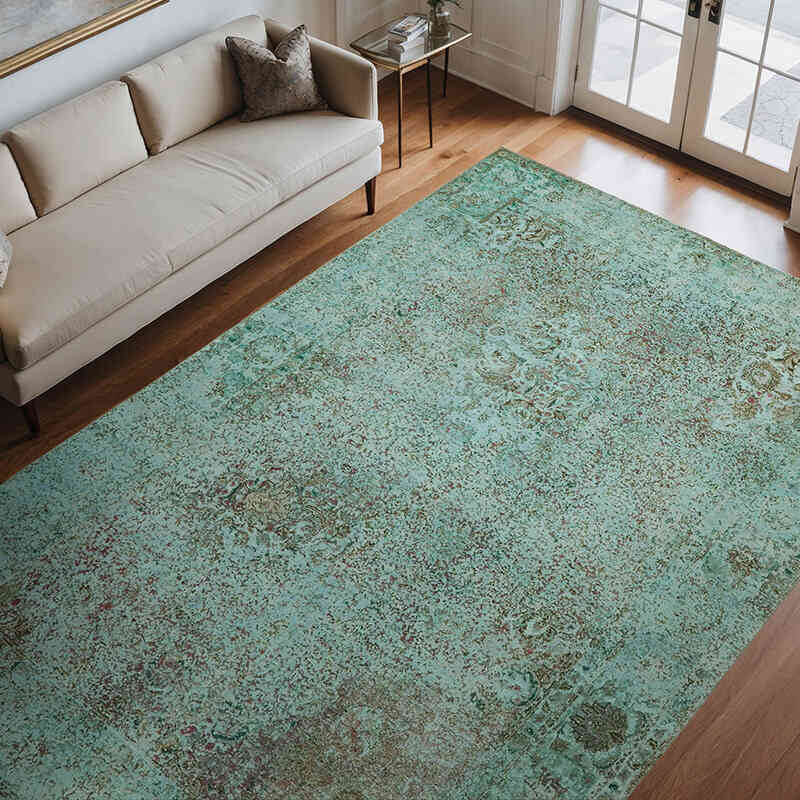 Alfombra Turca Vintage Sobre-teñida  - 240 cm x 356 cm - K0066446