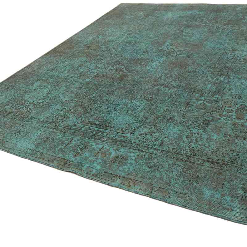 Over-dyed Vintage Hand-Knotted Oriental Rug - 9' 7" x 12' 8" (115" x 152") - K0066447