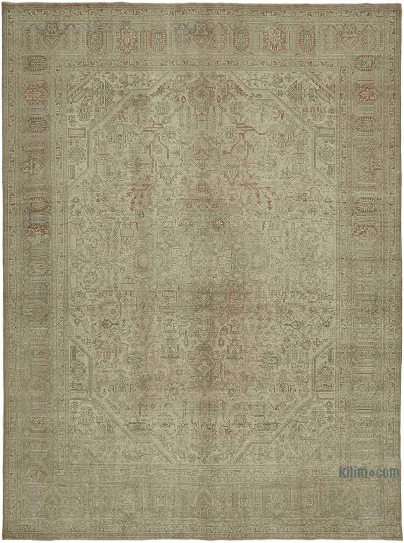 Vintage Hand-Knotted Oriental Rug - 9' 7" x 12' 10" (115" x 154") - K0066448
