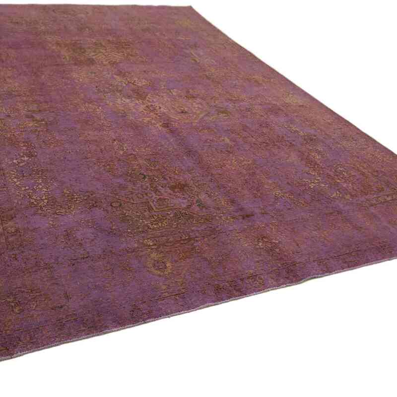 Over-dyed Vintage Hand-Knotted Oriental Rug - 9' 6" x 12' 9" (114" x 153") - K0066453