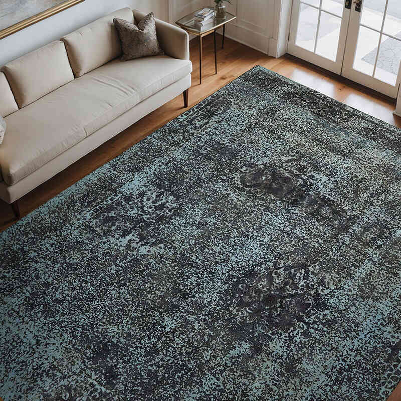 Boyalı El Dokuma Vintage Halı - 295 cm x 368 cm - K0066468