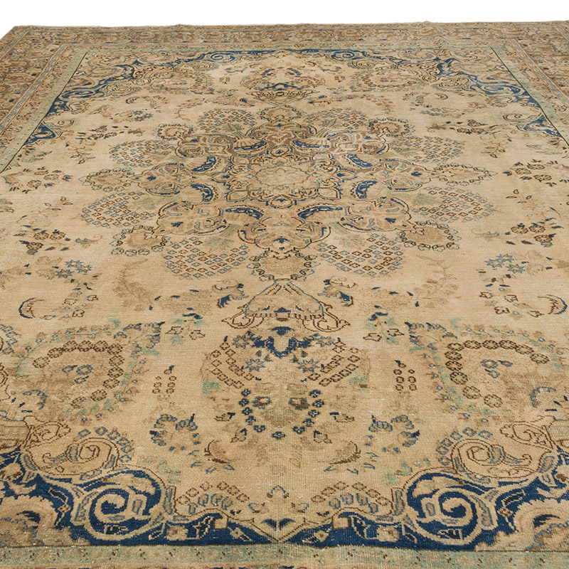 Alfombra Oriental Vintage Anudada a Mano - 285 cm x 370 cm - K0066478