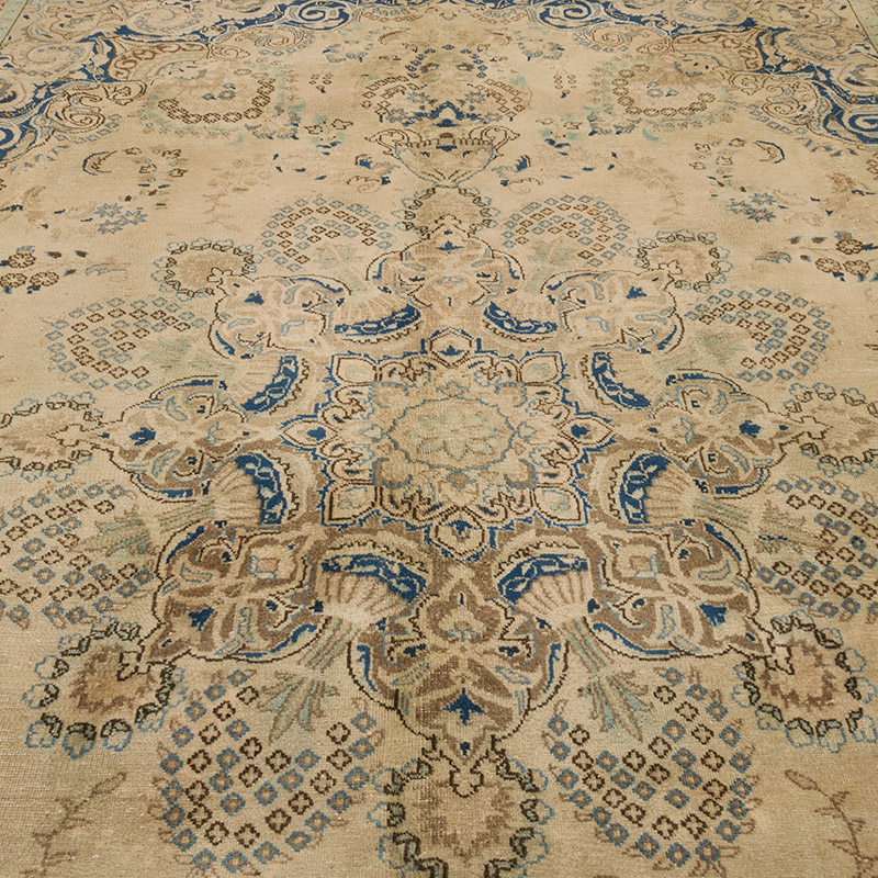 Alfombra Oriental Vintage Anudada a Mano - 285 cm x 370 cm - K0066478