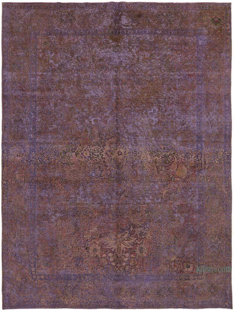 Boyalı El Dokuma Vintage Halı - 300 cm x 391 cm - K0066481