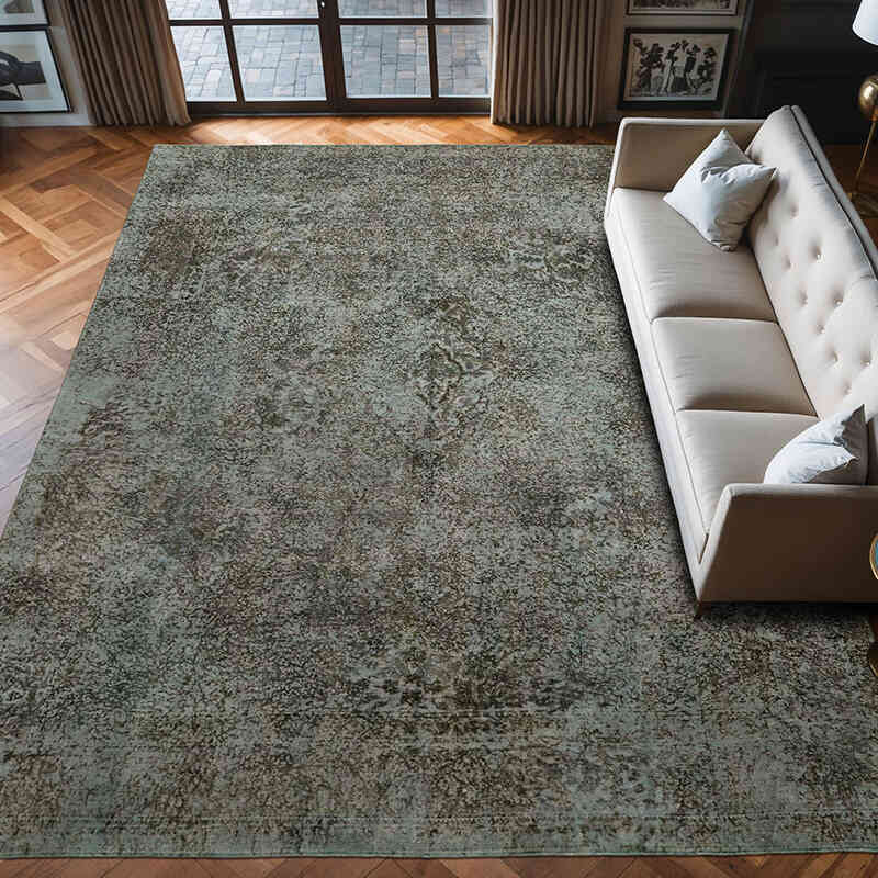 Alfombra Turca Vintage Sobre-teñida  - 288 cm x 383 cm - K0066482