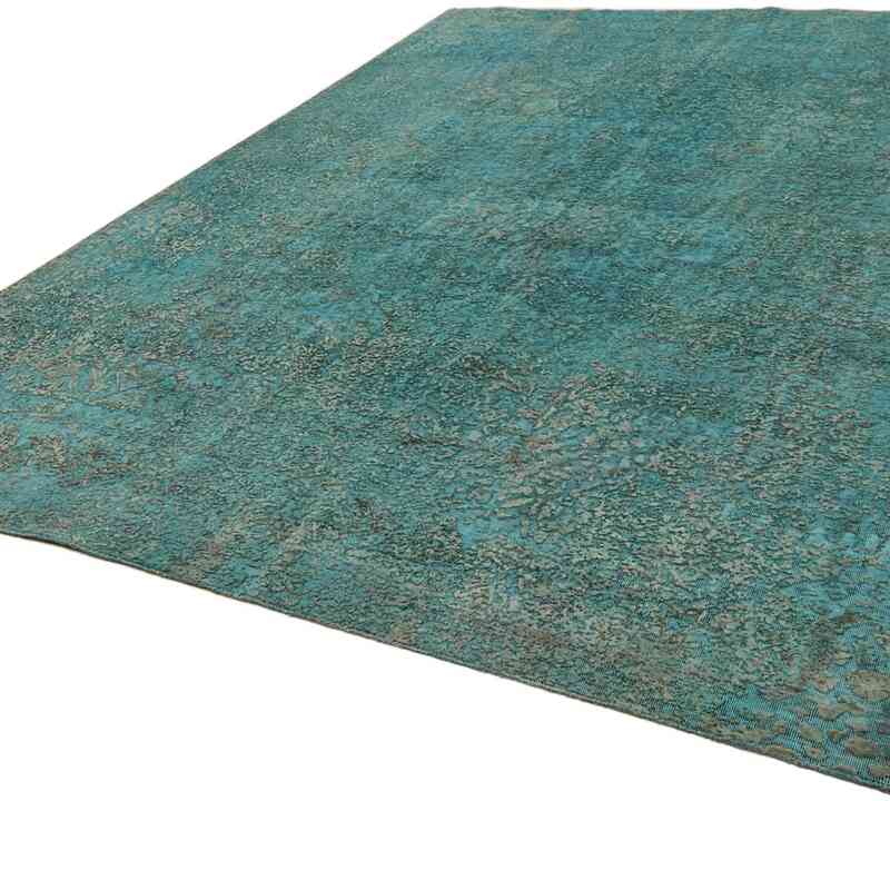 Over-dyed Vintage Hand-Knotted Oriental Rug - 9' 10" x 12' 8" (118" x 152") - K0066488