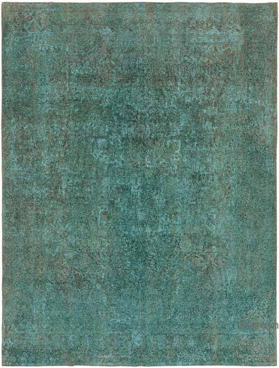 Boyalı El Dokuma Vintage Halı - 300 cm x 387 cm
