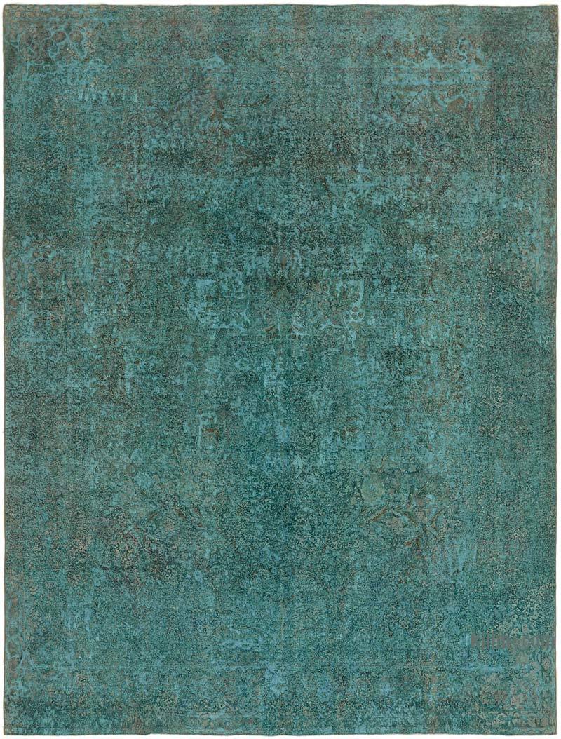 Over-dyed Vintage Hand-Knotted Oriental Rug - 9' 10" x 12' 8" (118" x 152") - K0066488