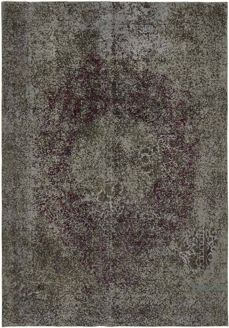 Over-dyed Vintage Hand-Knotted Oriental Rug - 7' 9" x 10' 10" (93" x 130") - K0066490