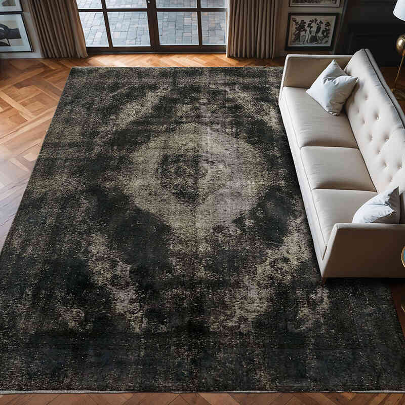 Boyalı El Dokuma Vintage Halı - 280 cm x 382 cm - K0066497