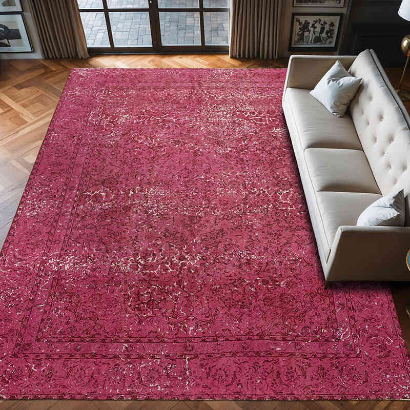 Boyalı El Dokuma Vintage Halı - 274 cm x 375 cm - K0066509
