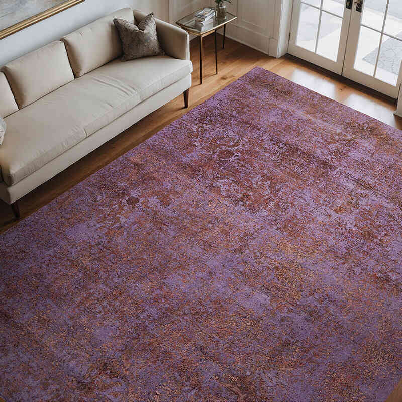 Boyalı El Dokuma Vintage Halı - 293 cm x 365 cm - K0066515