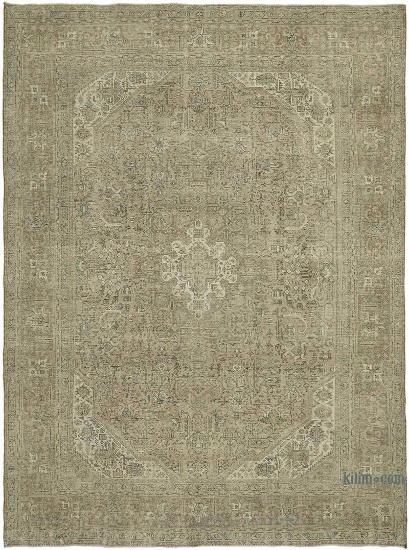 Vintage Hand-Knotted Oriental Rug - 9' 5" x 12' 4" (113" x 148") - K0066523