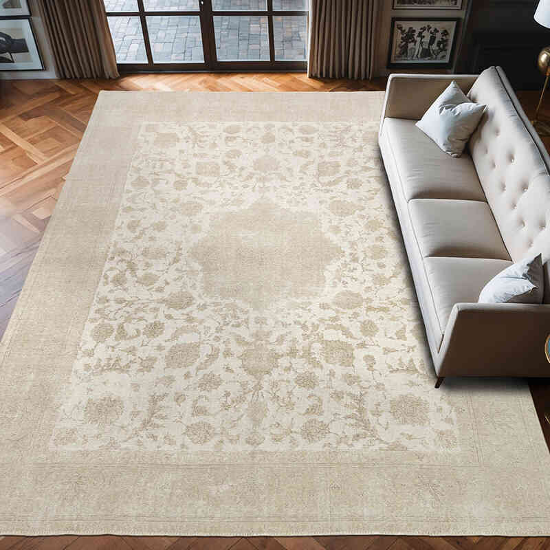 Alfombra Oriental Vintage Anudada a Mano - 280 cm x 381 cm - K0066533
