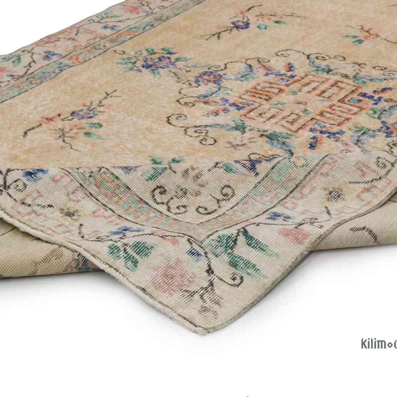 Alfombra Vintage Turca Anudada a Mano - 175 cm x 272 cm - K0066571