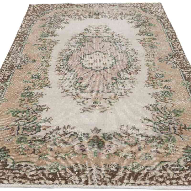 El Dokuma Vintage Halı - 113 cm x 210 cm - K0066585