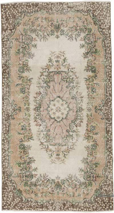 El Dokuma Vintage Halı - 113 cm x 210 cm