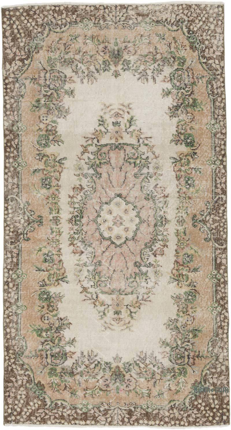 El Dokuma Vintage Halı - 113 cm x 210 cm - K0066585