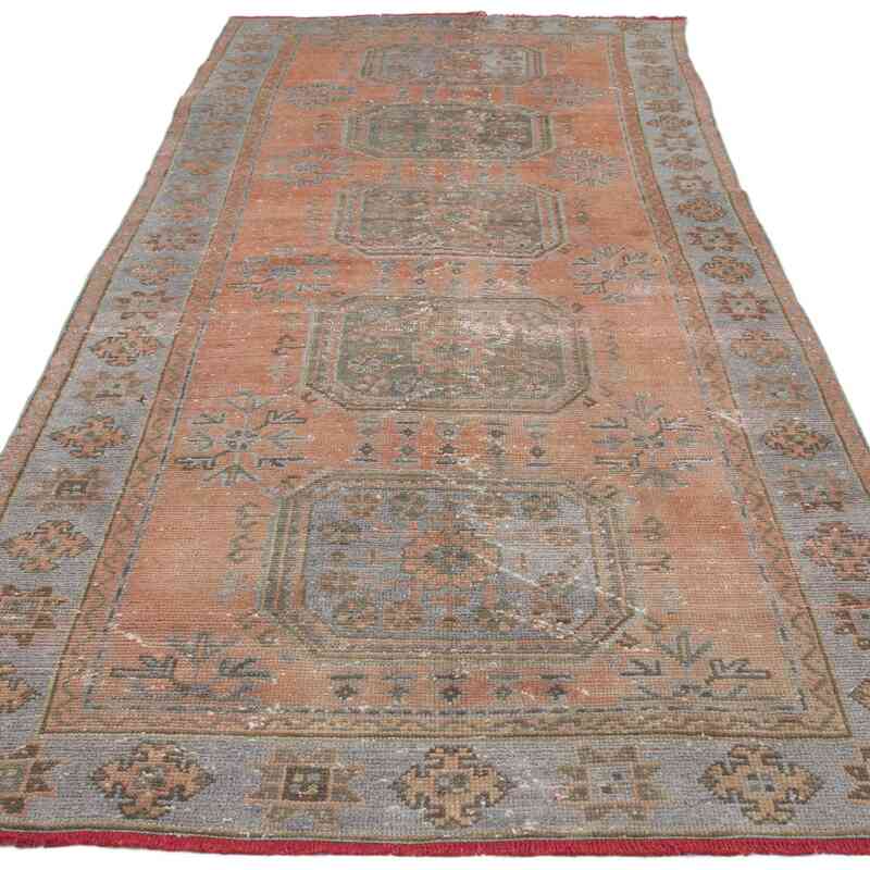 Vintage Turkish Hand-Knotted Runner - 4' 3" x 10' 6" (51" x 126") - K0066598