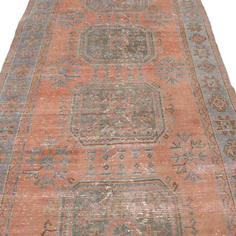 Vintage Turkish Hand-Knotted Runner - 4' 3" x 10' 6" (51" x 126") - K0066598