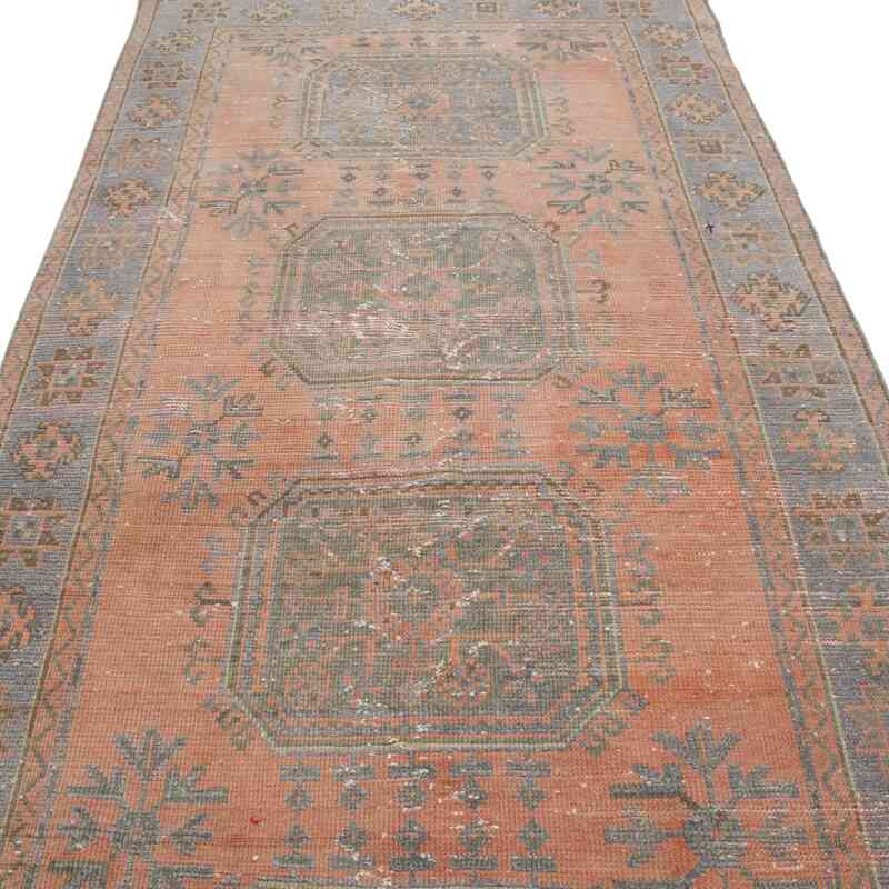 Vintage Turkish Hand-Knotted Runner - 4' 3" x 10' 6" (51" x 126") - K0066598