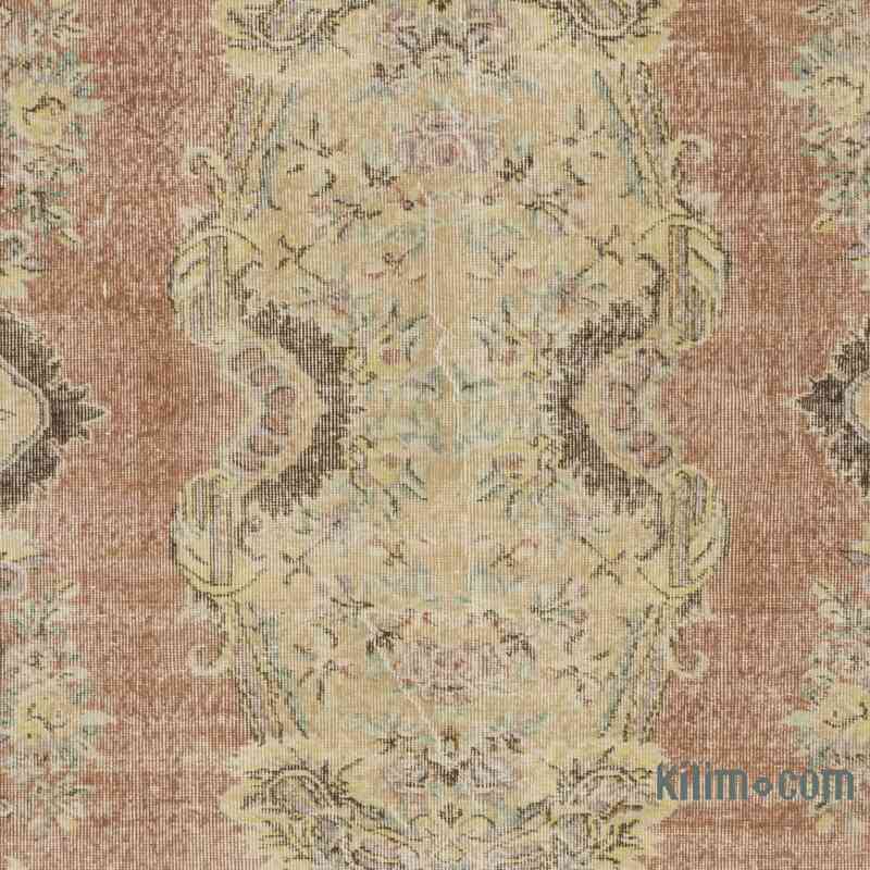 Vintage Turkish Hand-Knotted Rug - 6' 7" x 10'  (79" x 120") - K0066606