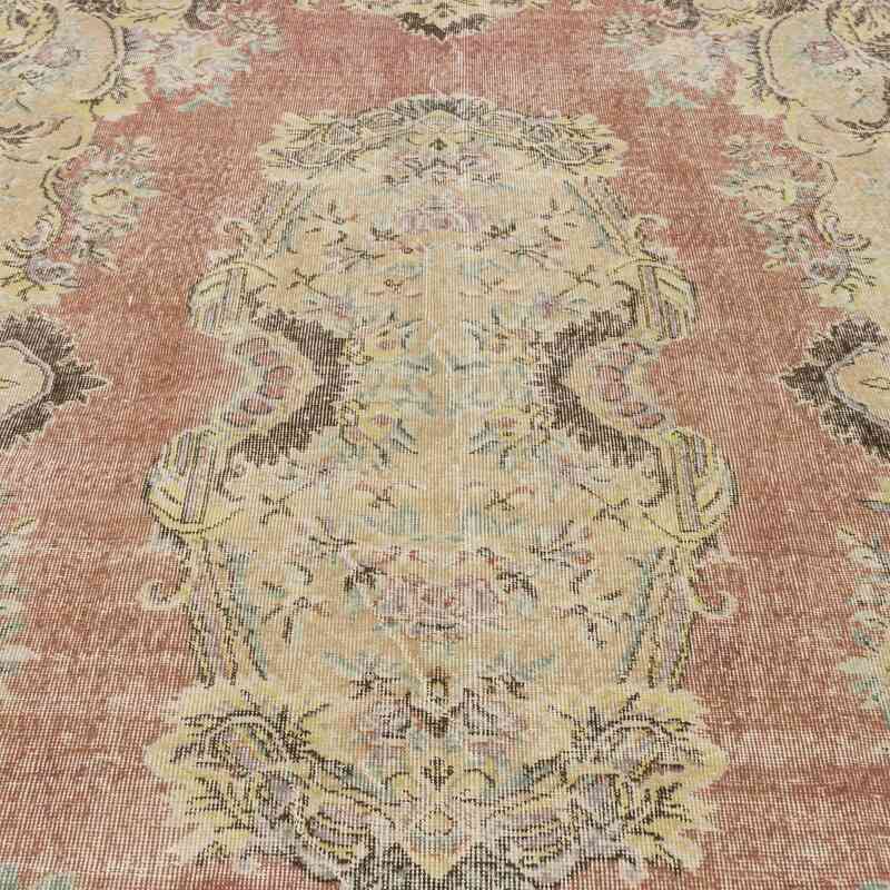Vintage Turkish Hand-Knotted Rug - 6' 7" x 10'  (79" x 120") - K0066606