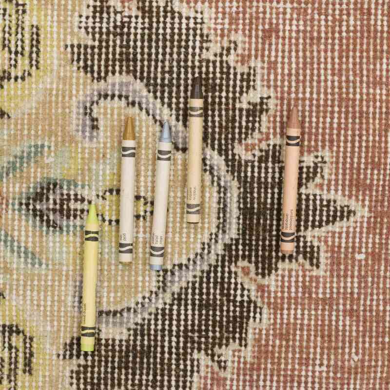 Vintage Turkish Hand-Knotted Rug - 6' 7" x 10'  (79" x 120") - K0066606