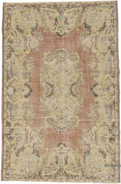 Vintage Turkish Hand-Knotted Rug - 6' 7" x 10'  (79" x 120")
