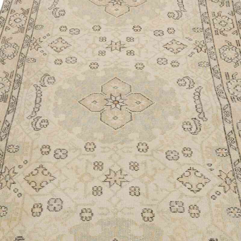 Vintage Turkish Hand-Knotted Rug - 4' 1" x 7' 9" (49" x 93") - K0066615