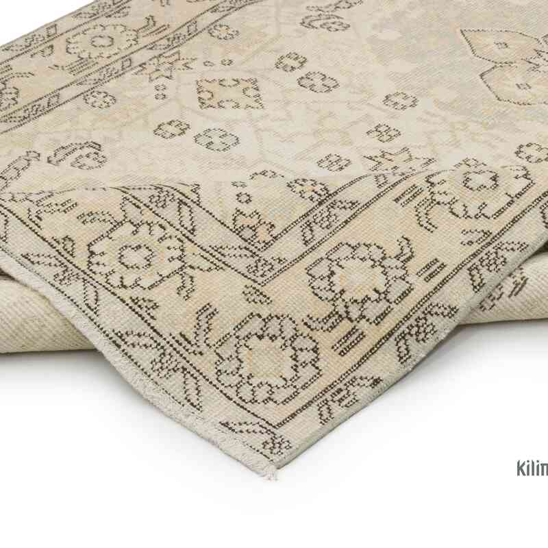 Vintage Turkish Hand-Knotted Rug - 4' 1" x 7' 9" (49" x 93") - K0066615