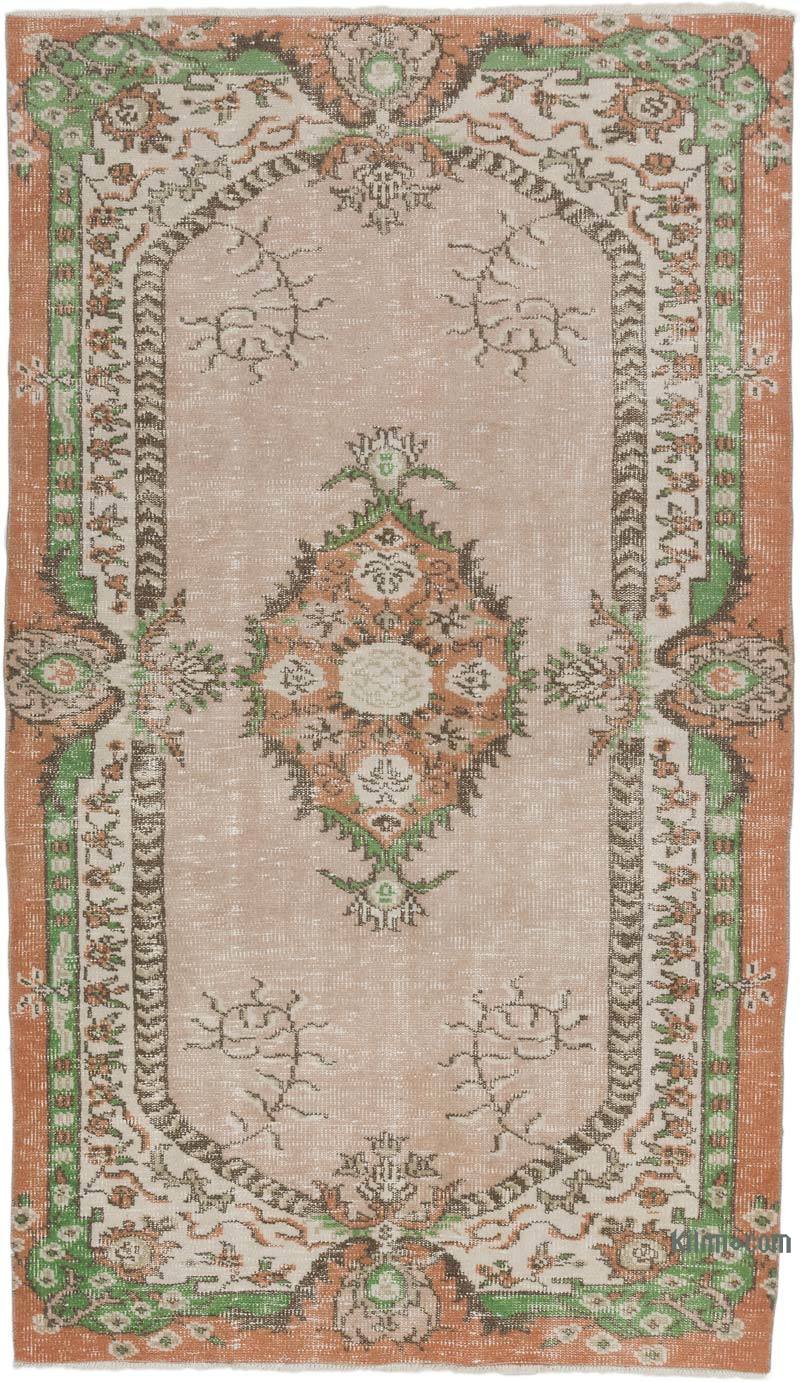 Vintage Turkish Hand-Knotted Rug - 4' 4" x 7' 7" (52" x 91") - K0066630