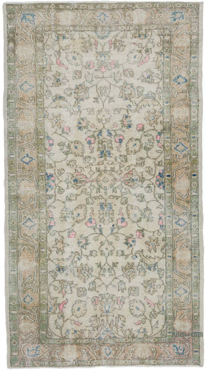 El Dokuma Vintage Halı - 115 cm x 210 cm - K0066633