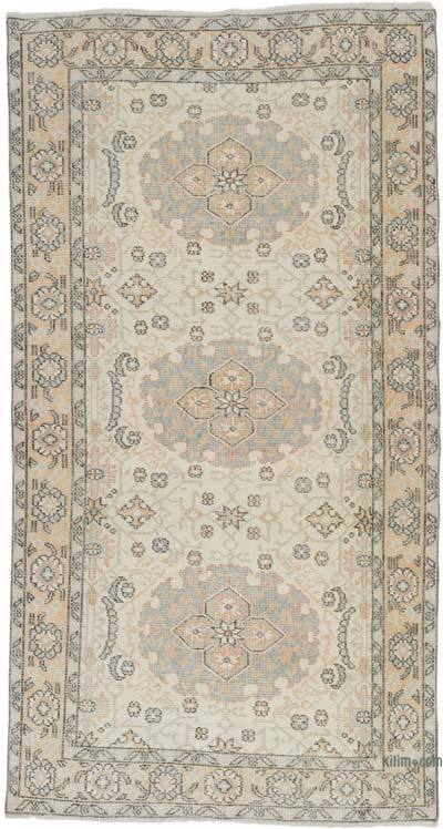 El Dokuma Vintage Hali - 122 cm x 227 cm