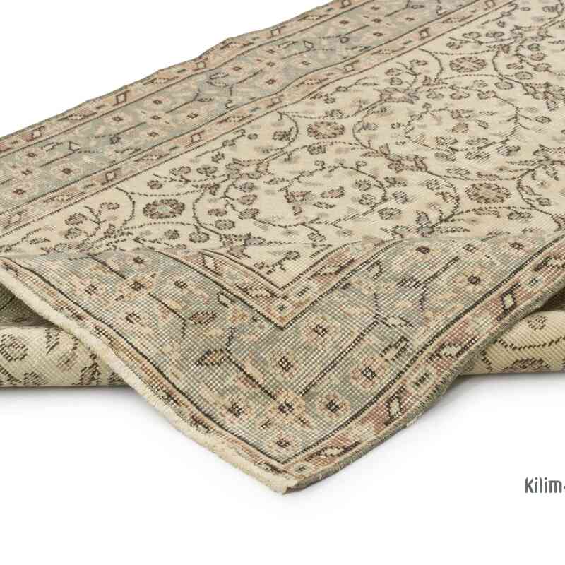 Alfombra Vintage Turca Anudada a Mano - 119 cm x 205 cm - K0066646