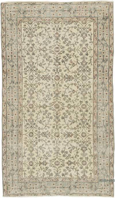 Vintage Turkish Hand-Knotted Rug - 3' 11" x 6' 9" (47" x 81")