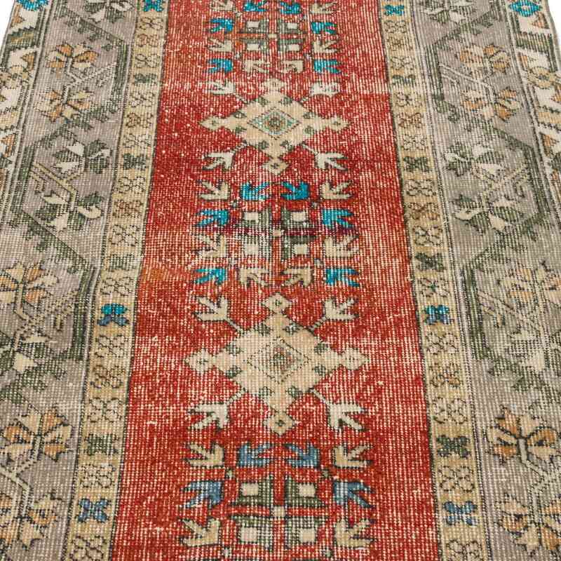 El Dokuma Vintage Halı - 100 cm x 218 cm - K0066650