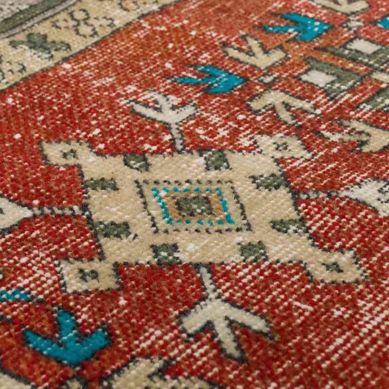 El Dokuma Vintage Halı - 100 cm x 218 cm - K0066650