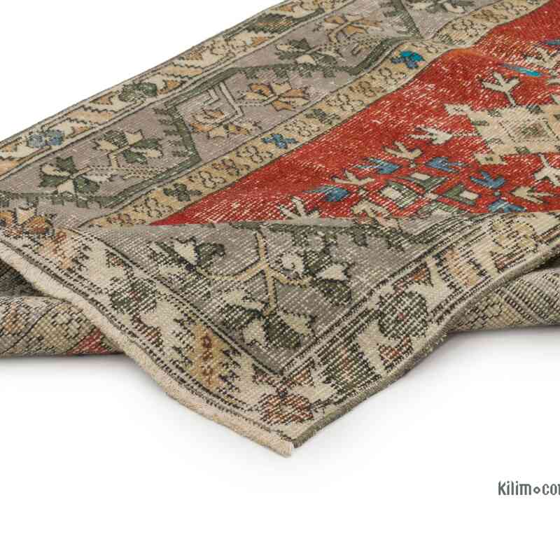 El Dokuma Vintage Halı - 100 cm x 218 cm - K0066650