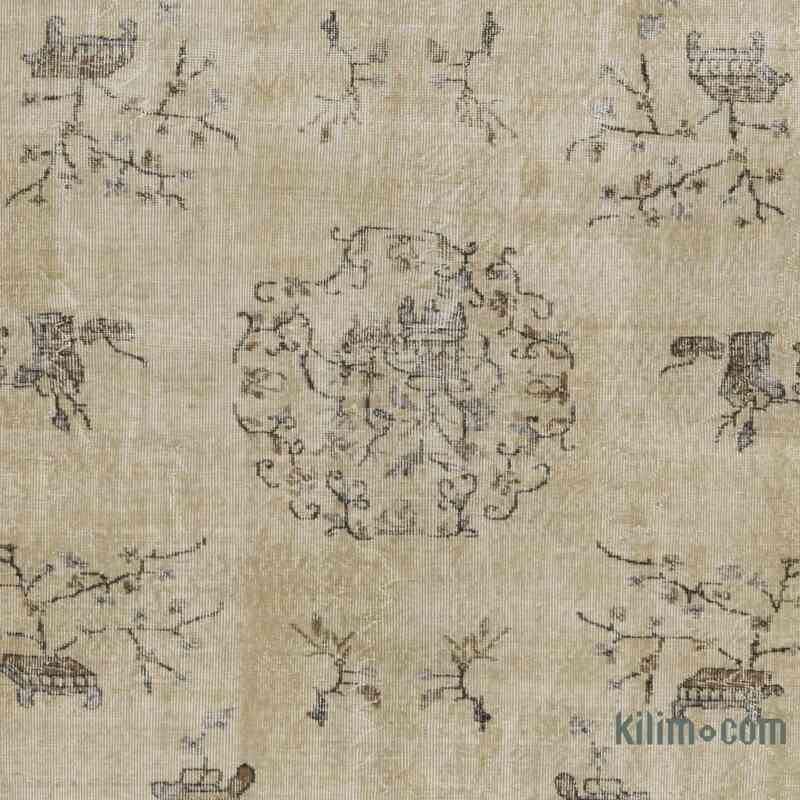 Vintage Turkish Hand-Knotted Rug - 7'  x 9' 11" (84" x 119") - K0066672